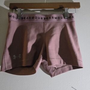 Under Armour Women's Mauve Athletic Shorts